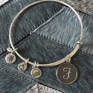 Silver Alex and Ani F🌷